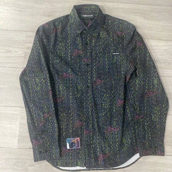 The Hundreds multi color button up - Picture 2 of 9